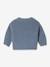 V-neck cardigan for babies in chunky knit grey blue+slate grey - vertbaudet enfant 