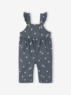 Salopette bébé en twill imprimée - vertbaudet enfant Bébé-Salopette, combinaison-Salopette bébé en twill imprimée