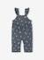 Salopette bébé en twill imprimée gris ardoise - vertbaudet enfant 