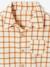 Gingham velvet baby shirt caramel - vertbaudet enfant 
