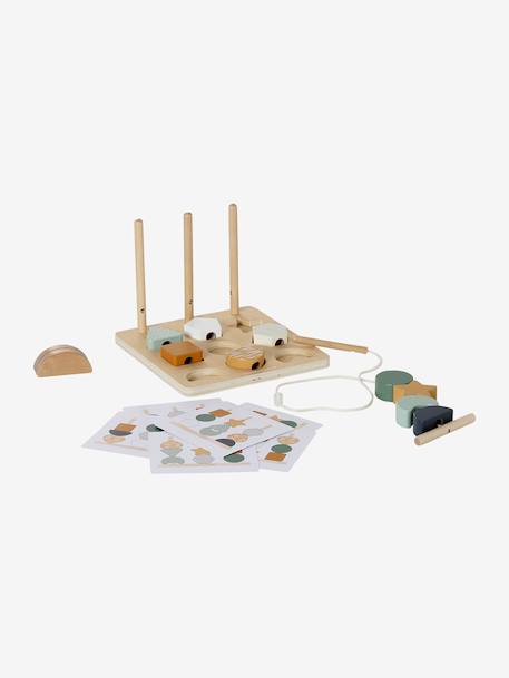 3-in-1 Bead Puzzle in FSC® Wood, TANZANIA wood - vertbaudet enfant 