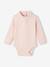 Lot de 2 bodies naissance col roulé manches longues rose pâle - vertbaudet enfant 
