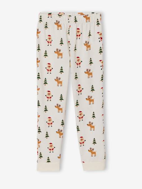 Christmas Pyjamas with All-Over Print for Boys ecru - vertbaudet enfant 