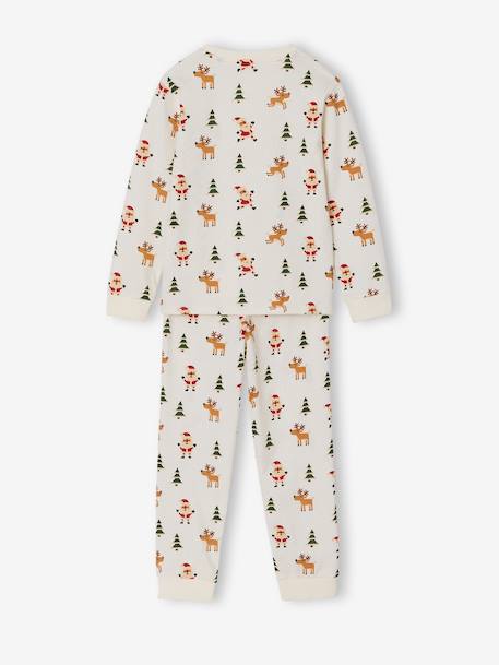 Christmas Pyjamas with All-Over Print for Boys ecru - vertbaudet enfant 