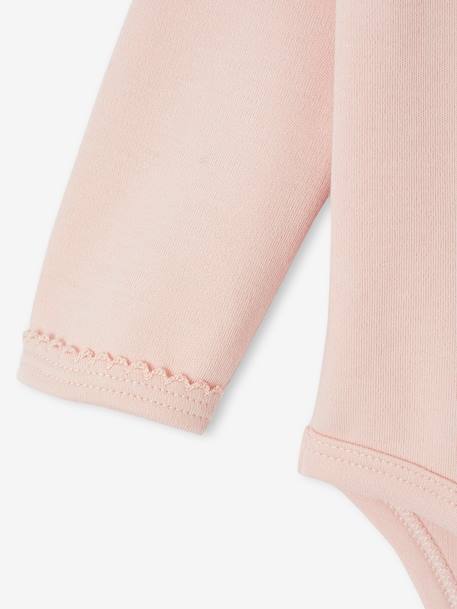 Pack of 2 Roll-Neck Long-Sleeved Bodysuits pale pink - vertbaudet enfant 