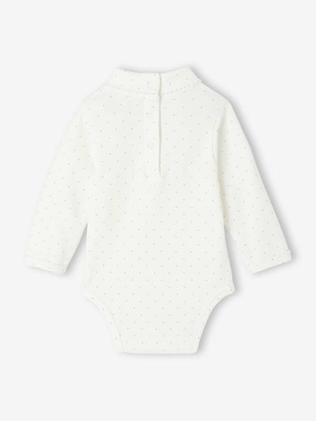 Lot de 2 bodies naissance col roulé manches longues rose pâle - vertbaudet enfant 