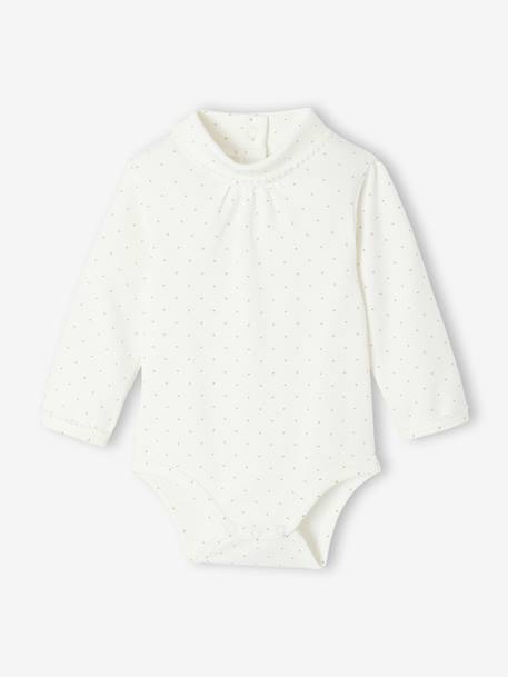 Pack of 2 Roll-Neck Long-Sleeved Bodysuits pale pink - vertbaudet enfant 