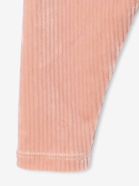 Corduroy Leggings for Babies rosy - vertbaudet enfant 
