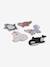5 Progressive Puzzles with 3 to 6 Cardboard Pieces, Savannah white - vertbaudet enfant 