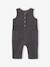 Combinaison bébé en velours côtelé anthracite - vertbaudet enfant 