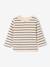 Pack of 2 long-sleeved honeycomb t-shirts for babies striped navy blue - vertbaudet enfant 