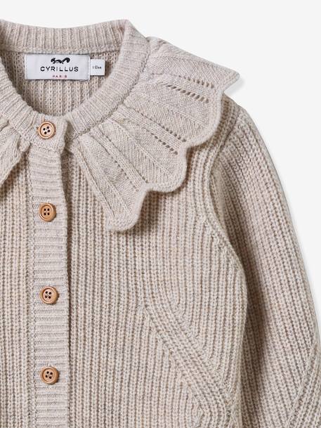 Cardigan en laine bébé beige - vertbaudet enfant 