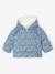 Asymmetric Jacket, Lined, for Babies grey blue+iridescent copper+Light Pink/Print - vertbaudet enfant 