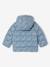 Asymmetric Jacket, Lined, for Babies grey blue+iridescent copper+Light Pink/Print - vertbaudet enfant 