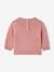 Pull bébé en tricot avec fleurs brodées rose - vertbaudet enfant 