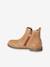 Leather Boots for Girls bordeaux red+camel+gold+green+navy blue - vertbaudet enfant 