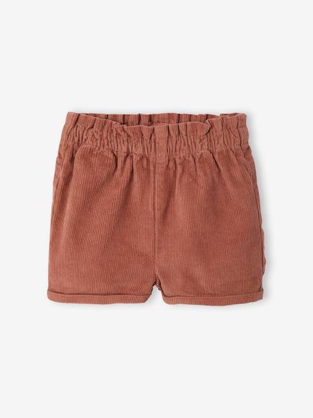Set of 3 baby items: 2-in-1 jumper + short + scarf terracotta - vertbaudet enfant 