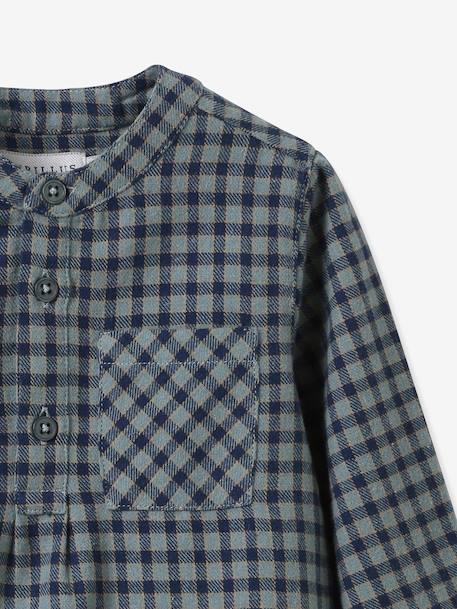 Chequered Shirt for Babies, CYRILLUS multicoloured - vertbaudet enfant 