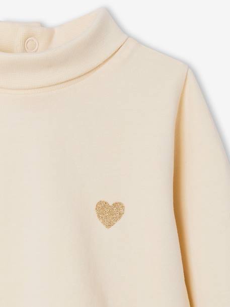 Pack of 2 Polo Neck Tops for Babies navy blue+pale pink - vertbaudet enfant 