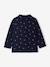 Lot de 2 t-shirts col roulé bébé marine+rose pâle - vertbaudet enfant 