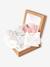 3-Piece Set for Newborns: Plain Knit Cardigan + Sleepsuit + Bodysuit rose - vertbaudet enfant 