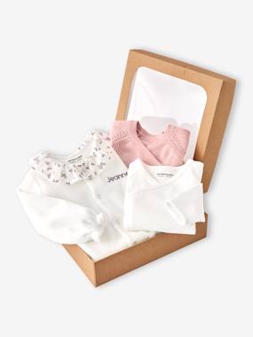 Ensemble bébé fille pyjama body gilet coffret cadeau naissance  - vertbaudet enfant