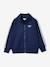 Boys' long-sleeved sweatshirt with high neck navy blue - vertbaudet enfant 