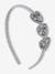 Alice Band with Hearts & Sequins for Girls silver - vertbaudet enfant 