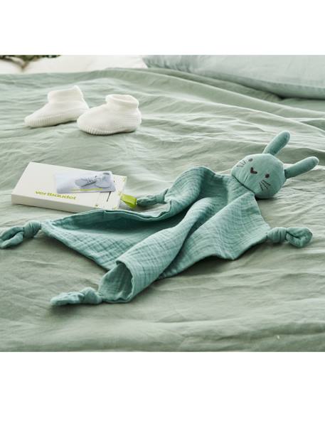 Baby Comforter Toy + Round Rattle Green/Multi+Yellow - vertbaudet enfant 