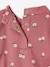 Printed long-sleeved baby t-shirt marl beige+old rose - vertbaudet enfant 