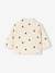 Zipped baby cardigan in printed fleece knit beige - vertbaudet enfant 