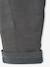 Lined Corduroy Combat Trousers for Babies anthracite+khaki - vertbaudet enfant 