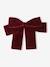 Pince à cheveux avec gros nœud en velours rouge - vertbaudet enfant 