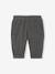 Lined Corduroy Combat Trousers for Babies anthracite+khaki - vertbaudet enfant 