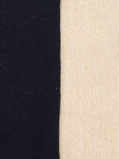 Pack of 2 pairs of Christmas tights for baby girls navy blue - vertbaudet enfant 