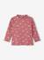 Printed long-sleeved baby t-shirt marl beige+old rose - vertbaudet enfant 