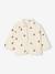 Zipped baby cardigan in printed fleece knit beige - vertbaudet enfant 