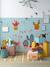 Tapis rectangle imprimé graphique jaune imprimé - vertbaudet enfant 