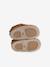 Elasticated, Lined Slippers in Soft Leather for Babies set brown - vertbaudet enfant 
