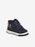 Synthetic-Lined Trainers with Hook-&-Loop Fasteners for Boys navy blue - vertbaudet enfant 