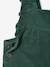 Corduroy Dungarees with Ruffles for Babies green+PURPLE DARK SOLID - vertbaudet enfant 
