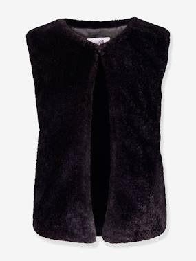 -Gilet en fourrure tissée Happy Girls Filles 