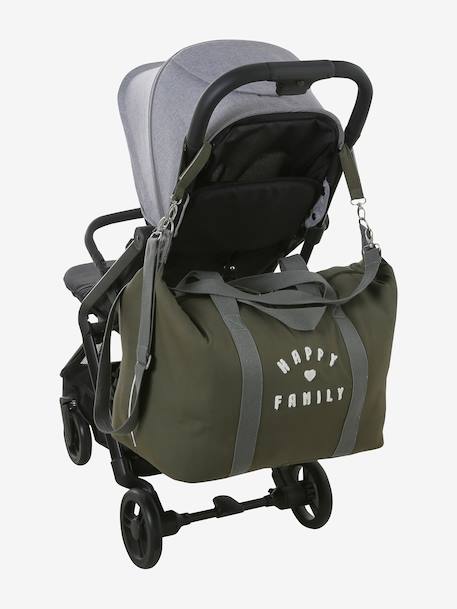 Sac à langer week-end MALAGA grey green+kaki+MARINE GRISE+sauge - vertbaudet enfant 