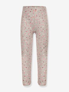 Girls-HAPPY GIRLS girls' heart print thermal leggings