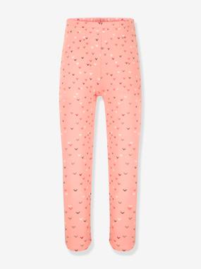 Girls-HAPPY GIRLS girls' heart print thermal leggings