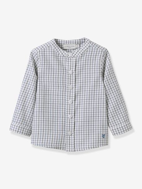 Tattersall checks shirt for babies CYRILLUS multicoloured - vertbaudet enfant 