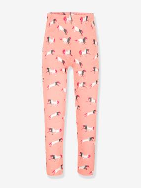 Girls-HAPPY GIRLS girls' thermal leggings with horses