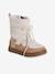 Synthetic Fur-Lined Trainers for Girls camel - vertbaudet enfant 