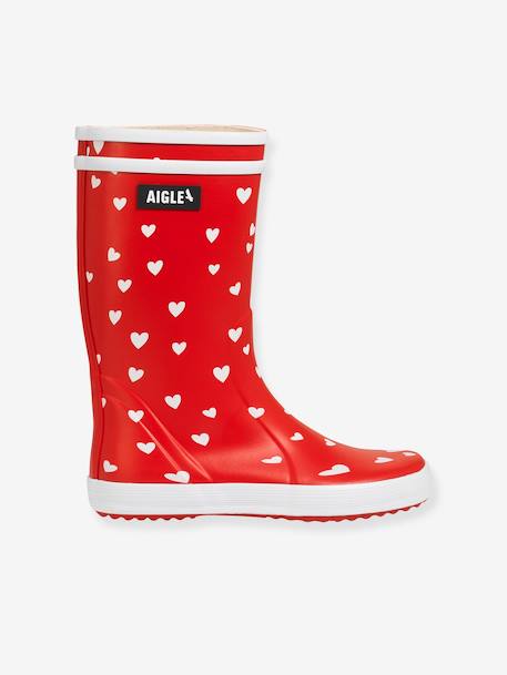 Botttes de pluie imprimée rouge - vertbaudet enfant 