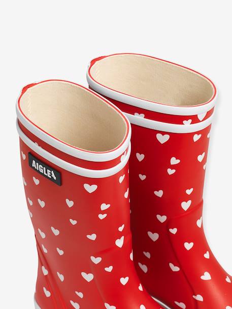 Botttes de pluie imprimée rouge - vertbaudet enfant 